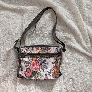 LeSportsac Small Floral Shoulder Crossbody Bag